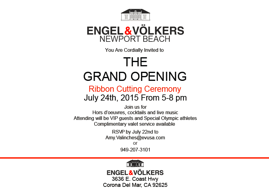 Engels and Volkers Invite