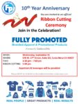 Fully Promoted - 10 Year Anniversary Ribbon Cutting