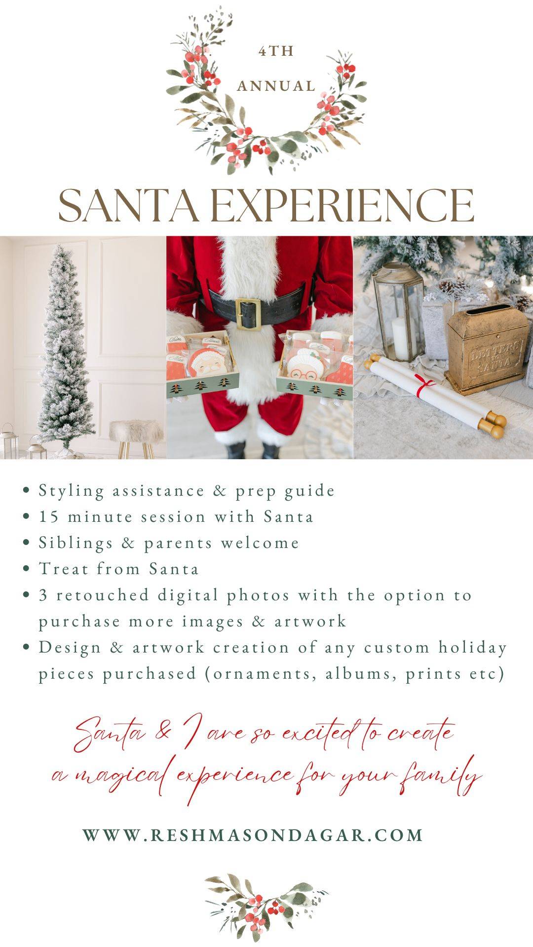 Santa Experience in Orange County with Reshma Sondagar